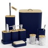 InnJoey Bathroom Accessories Set - 10PC Bathroom Sets, Navy Blue