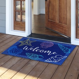 Briarwood Lane Summer Coir Doormats, Welcome Summer in Style with a Vibrant Coir Doormat Made from Thick Coconut Fiber, Add a Splash of Seasonal Charm to Your Doorstep 30" x 18"