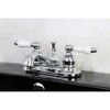 Kingston Brass KB601B 4-Inch Centerset Lavatory Faucet, 2.88" x 4.05"