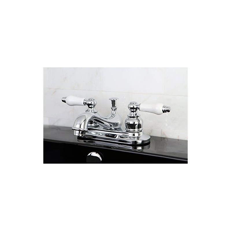 Kingston Brass KB601B 4-Inch Centerset Lavatory Faucet, 2.88" x 4.05"