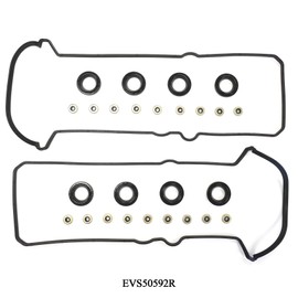 Engine Valve Cover Gasket Compatible with Lexus & Toyota Model LS400 & LS430 & LX470 & SC400 & SC430 & 4Runner & Land Cruiser & Tundra with Engine Base 4.0L 4.3L V8 4.7L V8 (Rep# VS50592R) - EVS50592R