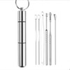 6 types of stainless steel earpicks set 3ea