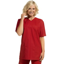 Leiber Women's 1/2 Sleeve Clean Dress - red, size: I