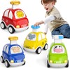 BLmukce Cartoon Cars Kids Toys for 1,2,3 Year Old Boys