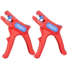 WEICON Tools Automatic Wire Stripper No. 6 for 0.2-6 mm² Cable up to 1000 Volts, Set of 2