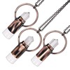 TUMBEELLUWA Rock Crystal Stone Essential Oil Diffuser Pendant Necklace for