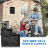 Zepoty 10" x 10" Aluminum Gable Vent with Screen -