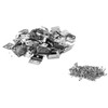 50pcs Hinges Appearance Electroplating Durable Iron Material Wooden Boxes Repairing