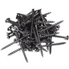 DIYUK Premium Black Wood Screws Length: 25mm (Pack of: 50)