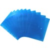 EXXO by HFP 35326 Document Folders Transparent Blue A4 Document