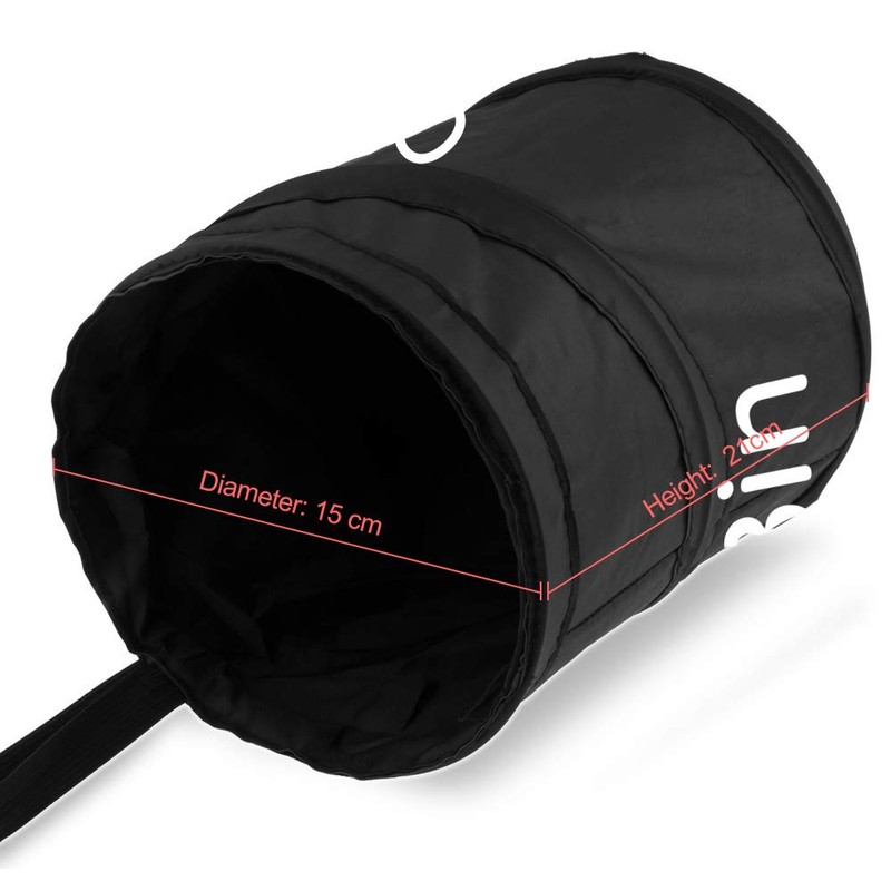 Zacro Car Bin with 5 Garbage Bags - Foldable and