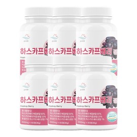 PureZoom Organic Freeze-Dried Haskap Berry Powder Tablets 600mg 60 Tablets 6 / 순수한줌 유기농 동결건조 하스카프베리 분말 정 600mg 60정 6개