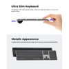 seenda Wireless Bluetooth Keyboard and Mouse Combo (USB + Dual