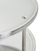 2 Tier Lazy Susan Turntable Organizer for Cabinet, Revolving Spice