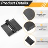 uxcell 4 Pack Heavy Duty Weldable Hinges, 4.13" x 4.53"