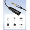 DuKabel 2.4M 6.35mm to xlr Cable Stereo Guitar Cable 6.35mm