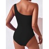 BEILON one Piece Swimsuit (as1, Alpha, s, Regular, Regular, Black)