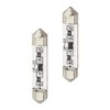 YOURS T6.3 31mm 3LED White 2 Piece Set Custom Parts