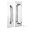 M METERXITY 2-Pack Recessed Finger Pulls, 4.72 Inch Inner Circle
