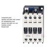 AC Contactor DIN Rail Mount Circuit Control Contactor 50Hz 9A