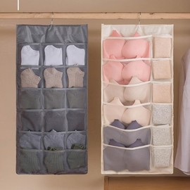 Hanging Closet Organizer with Pocket Dividers 1218 Cells 15ea