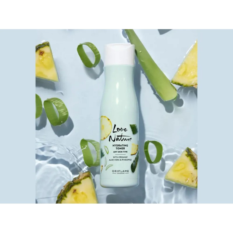 Tónico Hidratante Con Aloe Vera Y Piña Orgánicos Love Nature