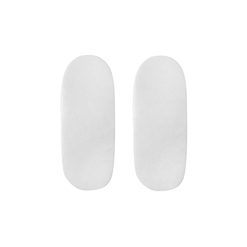 Cuddles Collection Moses Basket Fitted Sheet (White, Pack of 2)