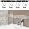 2 Pcs Bathtub Splashing Guard Acrylic Shower Tub Corner Water