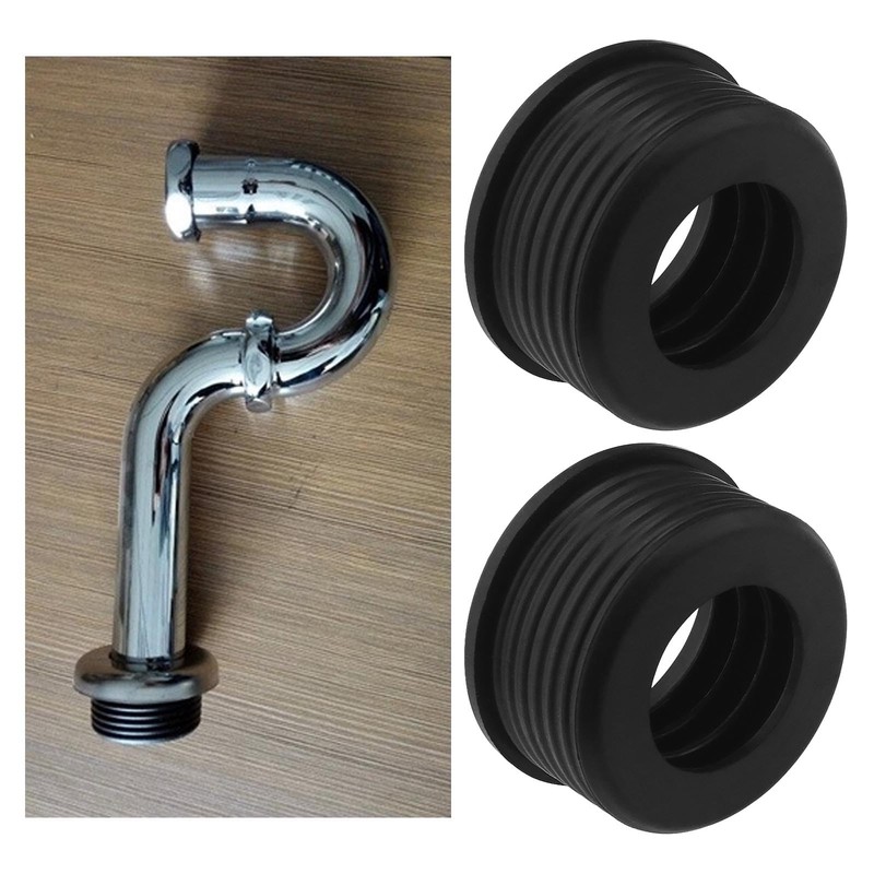 VGOL Pack of 2 Siphon Drain Pipe Rubber Sleeve Drain