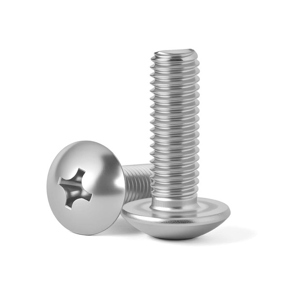 #8-32 x 2'' (50 Pack) Truss Head Machine Screws, Phillips