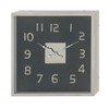 Deco 79 43542 Wall Clock, Black/Silver