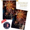 Ornament Collection in God We Trust Trump Flag Kit Stand
