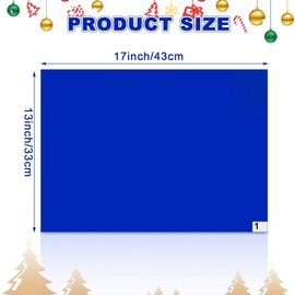 Sticky Mat 4 Pack for Construction or Cleanroom Floor,Adhesive Floor Mats 17’’ x 13’’ for Laboratory Hospital Pet,30 Tacky Sheets Per Mat,Removes Dirt Dust Debris Sand Hair,Includes Handheld Mat,Blue