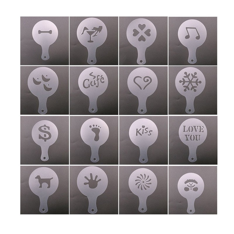 SIPLIV Coffee Art Tool Kit 60 Pcs Different Kinds of