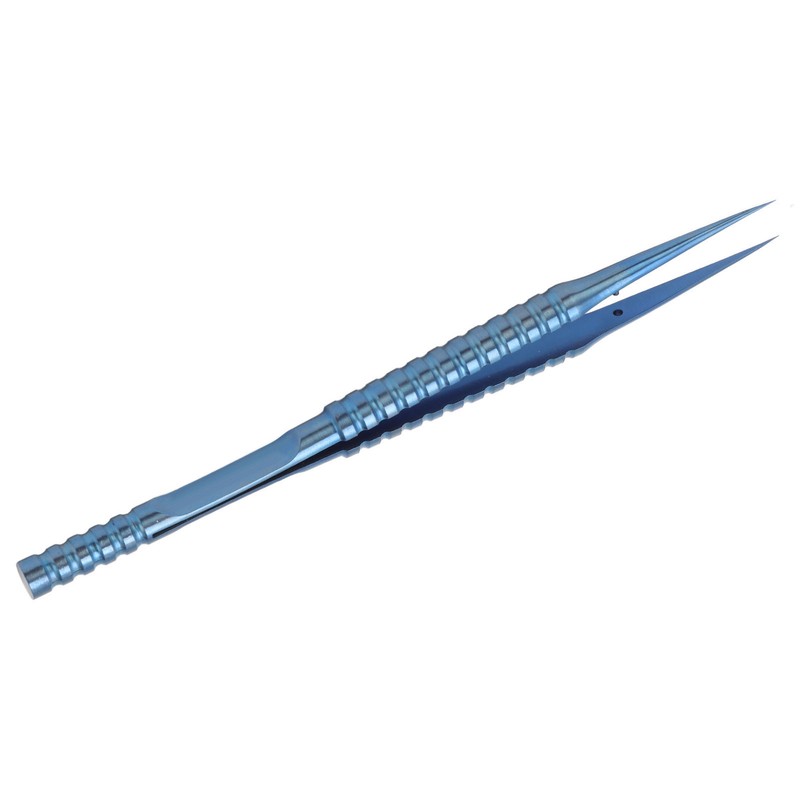Tweezers Ti Alloy Straight Fine Tip Antimagnetic Tool for Electronic