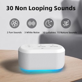 Brown Noise Sound Machine 30 Soothing Sounds White Noise Machine with 12 Night Light Colors Sleep Machine for Adults Baby Kids 36 Volume Levels Noise 