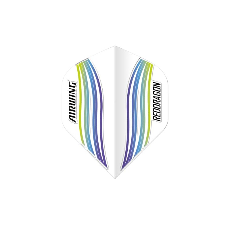 RED DRAGON Airwing Unique Moulded Blue Wave Standard Dart Flights