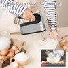 Yomelo 9-Speed Digital Hand Mixer Electric, 400W Powerful DC Motor