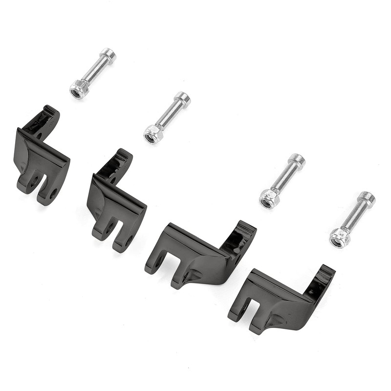 Mofun Driver Floorboard Relocation Brackets Compatible with Harley Touring Street