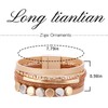 Long tiantian Leather Wrap Bracelets for Women Western Outfit Accessories