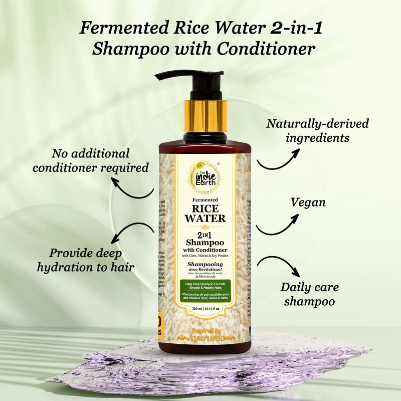 The Indie Earth Red Onion Shampoo with Caffeine Curry Leaf