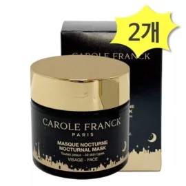 Carrofrank 캐롤프랑크 나이트 슬리핑 마스크 잠자는 크림 대용량 100ml x 2 Carol Frank Night Sleeping Mask Sleeping Cream Large Capacity 100ml x 2