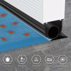 IVWNNN Garage Door Seals Bottom Rubber 5/16 Inch Garage Door