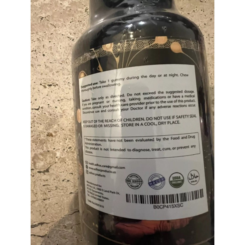 ad hoc health - Ancient Shilajit & Mushroom Gummies -