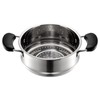 ZENFUN 1.8 Quart Stainless Steel Steamer Pot with Basket, Stock