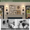 Rechargeable Battery Operated Wall Sconces Sets of 2, 15 Colors