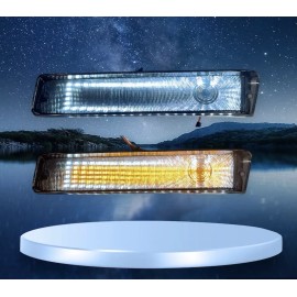 aftp FORD F-150 1978-1979 SMOKE LED FRONT TURN SIGNALS PAIR FULL LED TURN SIGNAL NEW