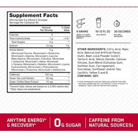 Amino Energy Aminoacidos 65 Ser Sabor Sandía