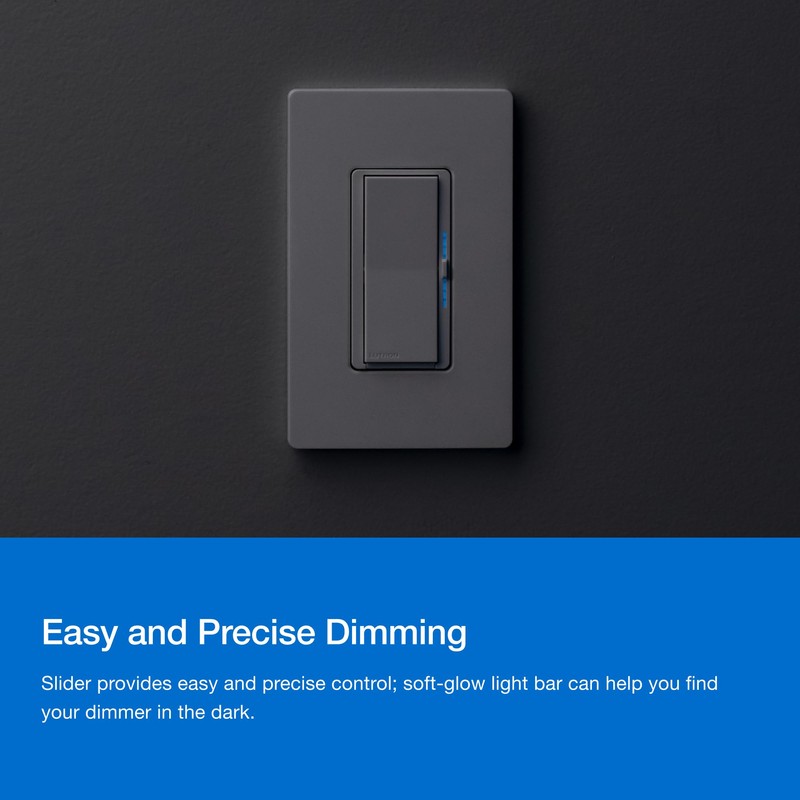 Lutron Diva Smart Dimmer Switch Kit for Caseta Lighting w/