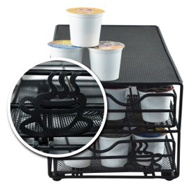 Southern Homewares 36 Pod 2-Tier Storage Drawer Fits Keurig K-Cups